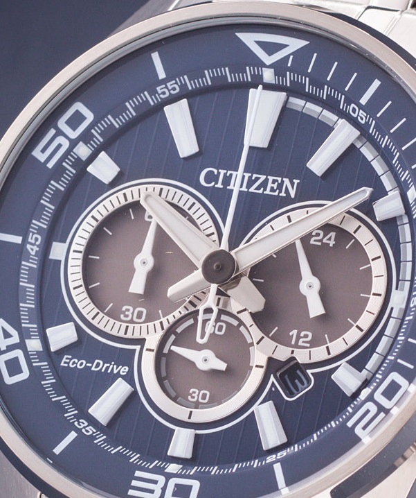 zegarek męski Citizen Eco-Drive Chronograph ca4330-81l tarcza