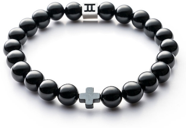 Gemini C9L - Classic Cross Black L Bracelet • Watchard.com