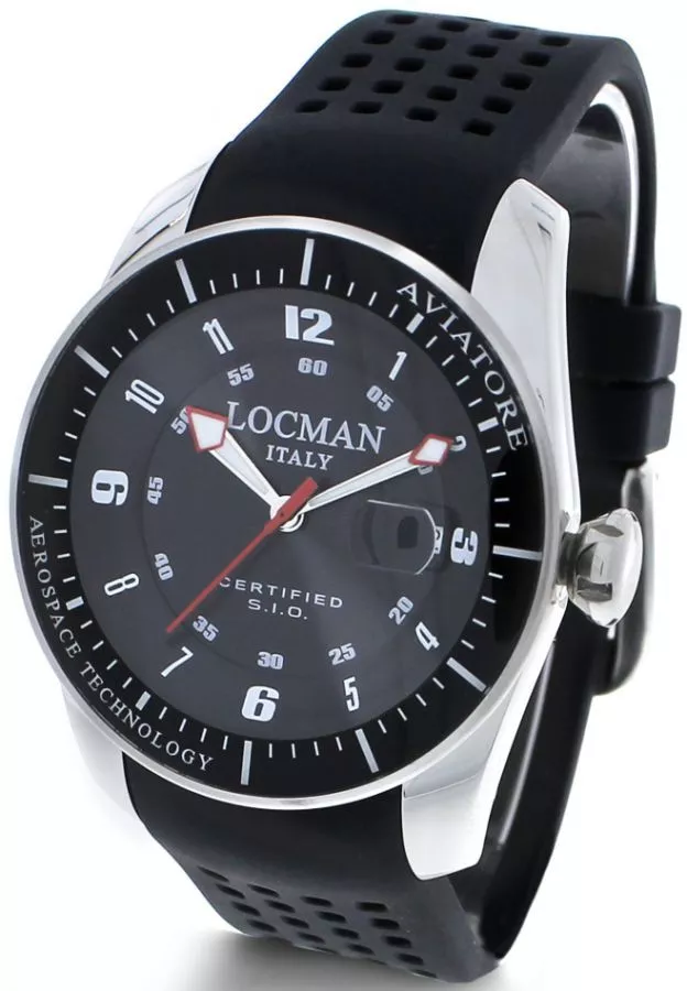 Locman Aviatore Men's watch 0453V01-00BKSIK