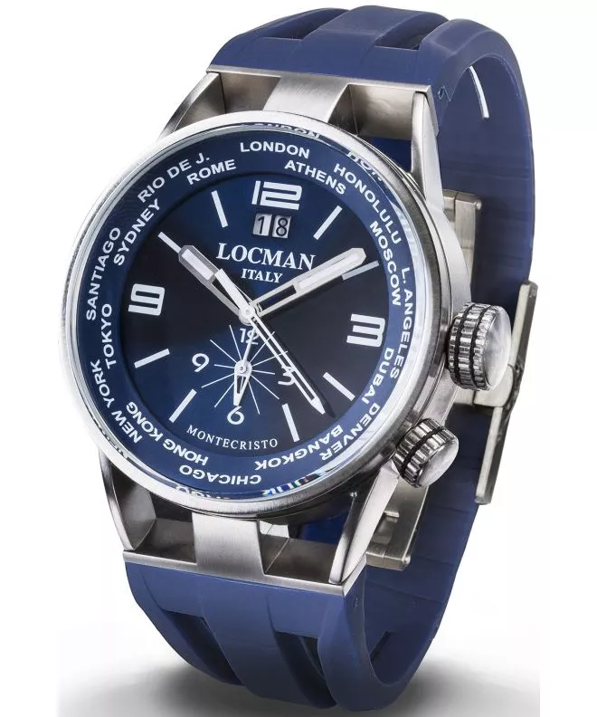 Locman Montecristo Men's Watch 0508A02S-00BLWHSB