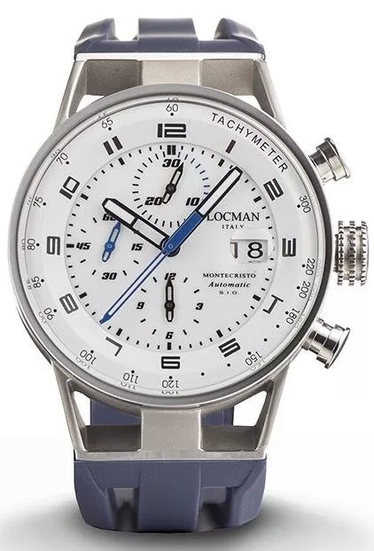 Locman Montecristo Automatic Chronograph Men's Watch 0516A08S-00WHBLSB