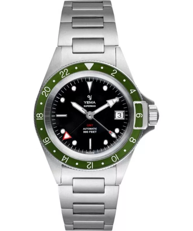 Yema Superman GMT gents watch YSUPGMT2020B39-AMS