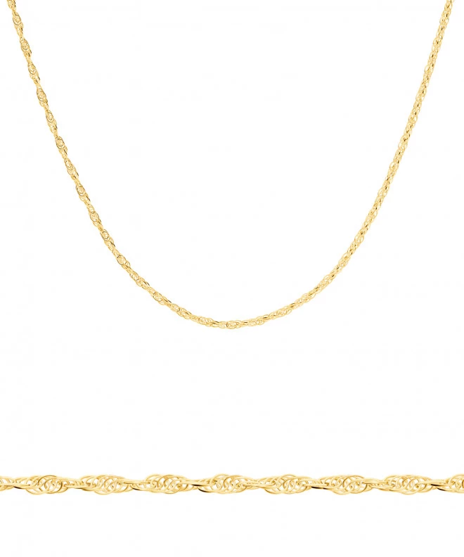 Bonore Length 50 cm, Width 1 mm - Gold 585, Type Singapore chain 146892