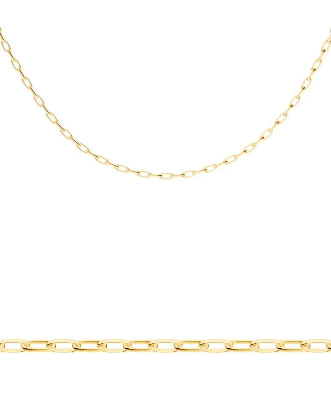 Bonore Length 42 cm, Width 1 mm - Gold 585, Type Anchor chain 146895