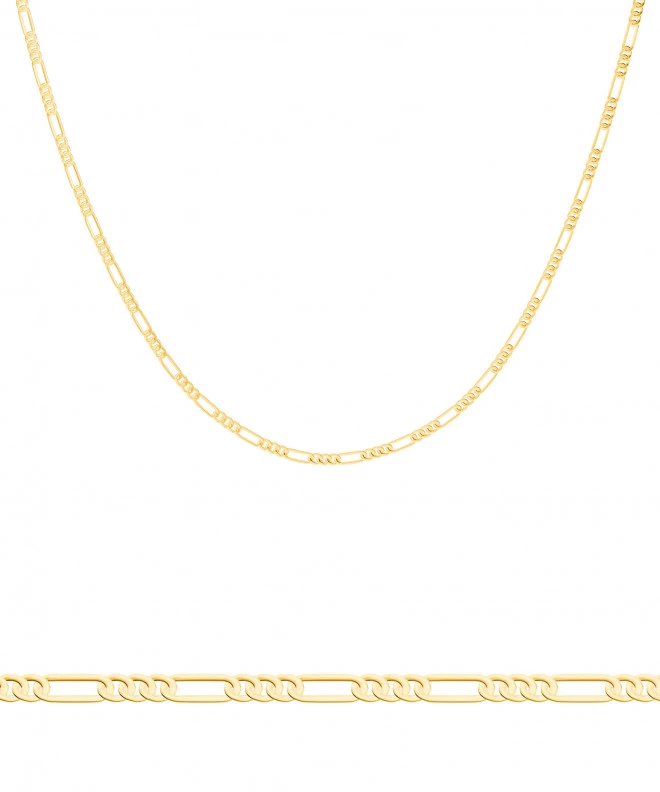 Bonore Length 50 cm, Width 2 mm - Gold 585 - Type Figaro chain 146919