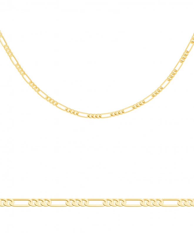 Bonore Length 45 cm, Width 1 mm - Gold 585, Type Figaro chain 146889