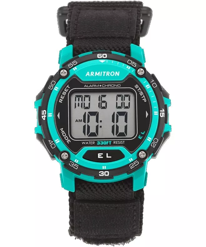 Armitron Orologio Sportivo 40/8439RBKTC – Cassa Rossa, Display LCD Con Cronografo E Sveglia, 50M Water Resistant - 6