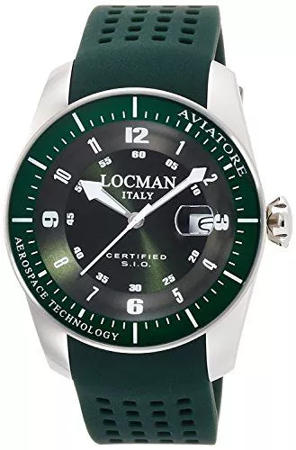 Locman Aviatore Men's watch 0453V04-00GRSIG