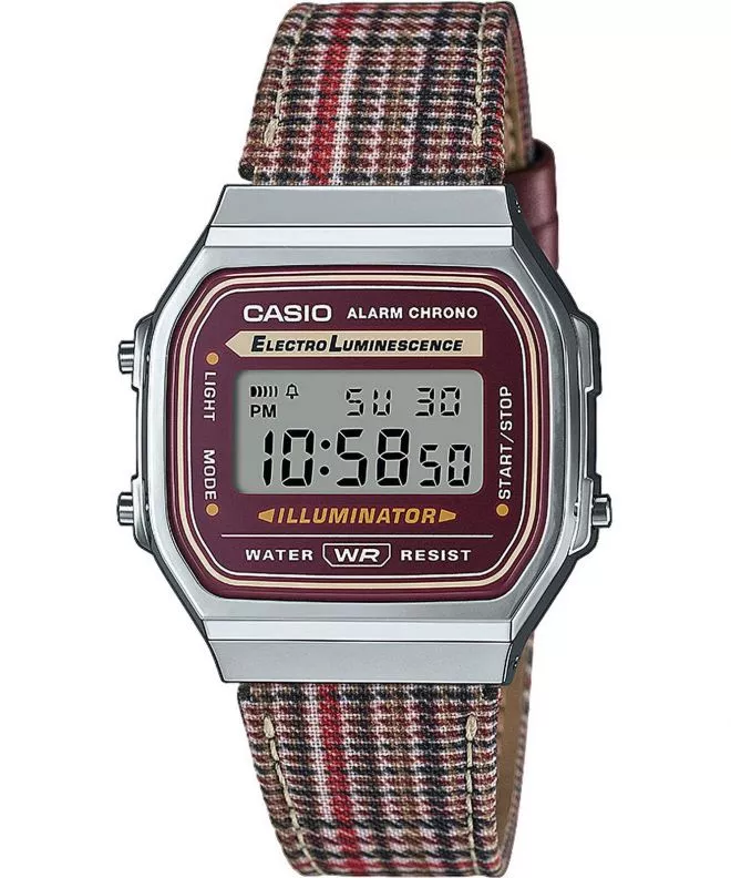 Casio Vintage A168WEFB-5AEF – Orologio Analogico Multicolore Con Bracciale - 4