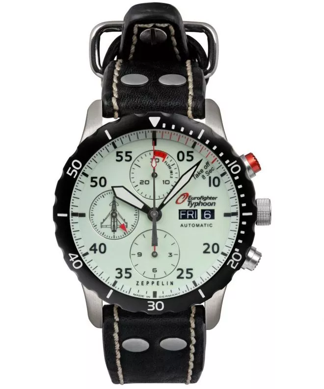 Zeppelin Eurofighter Automatic Chronograph Limited Edition Men's Watch 7218-5