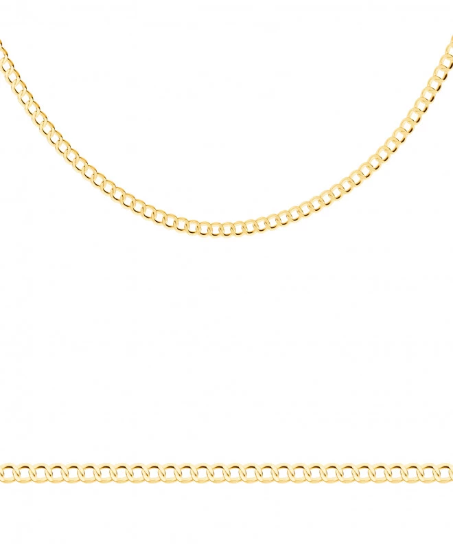 Bonore Length 42 cm, Width 1 mm - Gold 585, Type Curb chain 146915