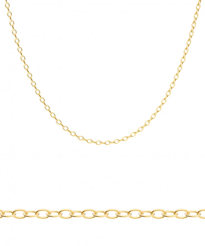 Bonore Length 50 cm, Width 1 mm - Gold 585, Type Rolo chain 146900
