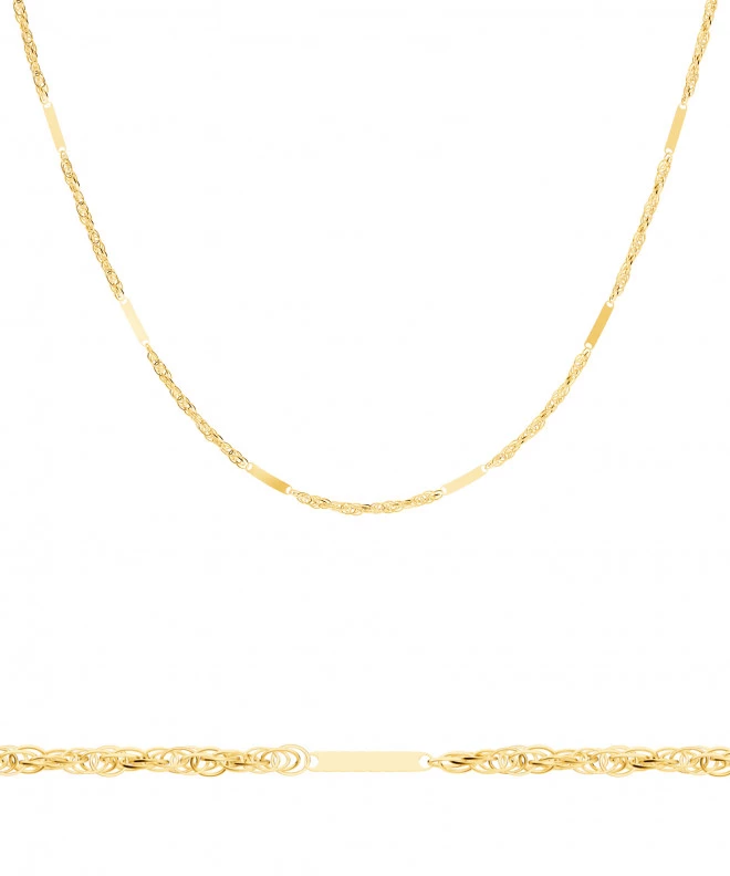 Bonore Length 50 cm, Width 1 mm - Gold 585, Type Singapore chain 146887