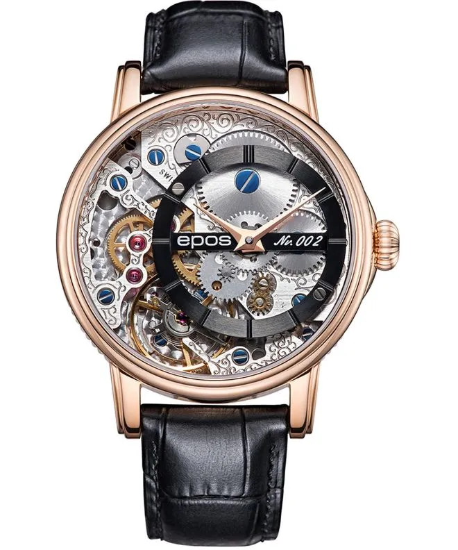 Epos Oeuvre D'Art Verso Skeleton Limited Edition gents watch 3435.313.24.15.25
