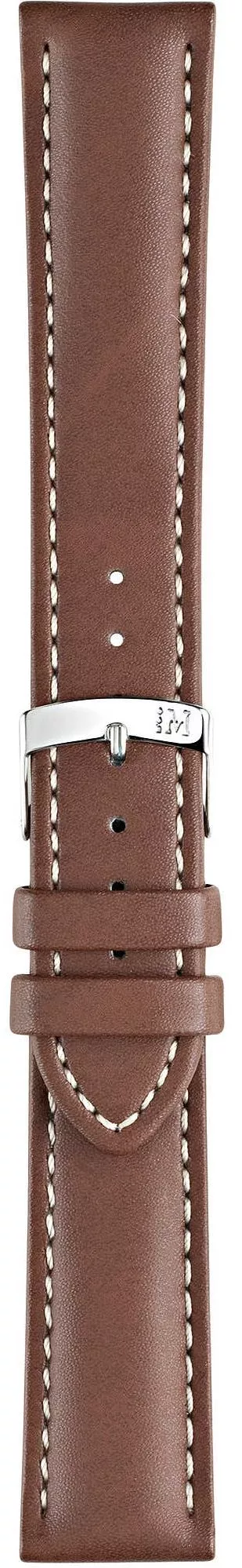 Morellato Green Castagno Grana Calf Brown 18 mm Strap A01U3687934034CR18