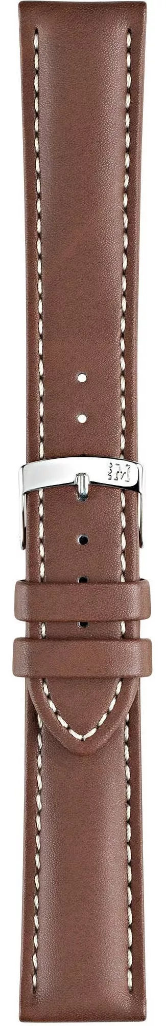 Morellato Green Castagno Grana Calf Brown 20 mm Strap A01U3687934034CR20
