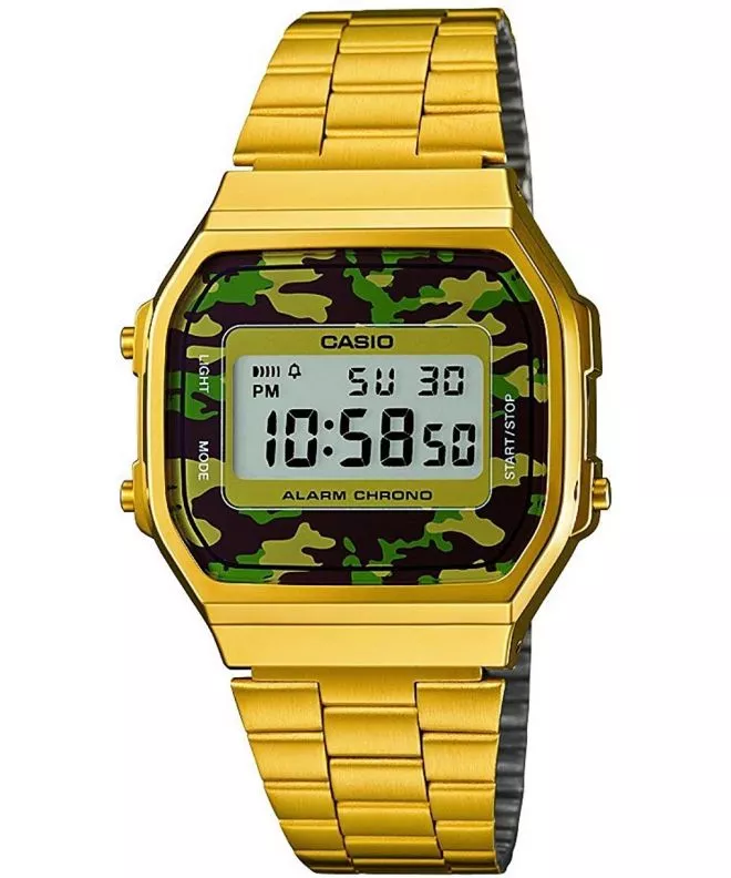 Casio VINTAGE Camouflage Men's Watch A168WEGC-3EF