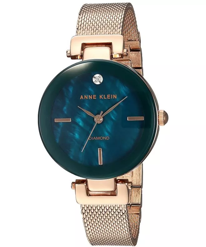 Anne Klein Diamond Accented Women's Watch AK-2472NMRG
