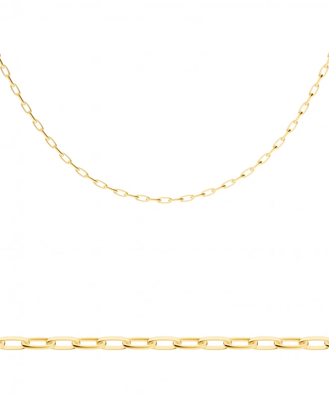 Bonore Length 45 cm, Width 1 mm - Gold 585, Type Anchor chain 146894