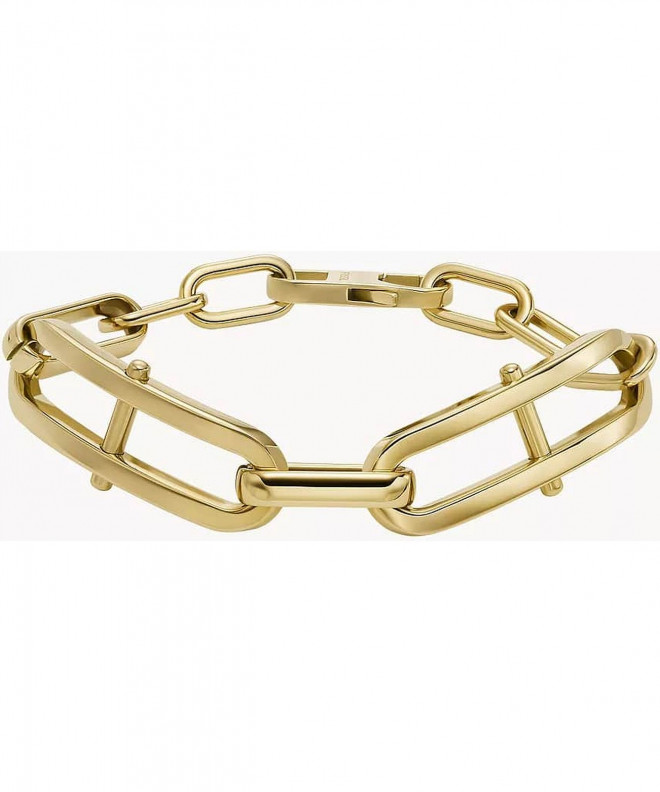 Fossil Men's Gold Tone Plaque Link Bracelet | Dillard's