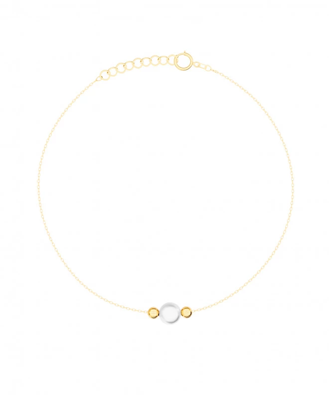 Bonore - Gold 585 - Nacre bracelet 141035