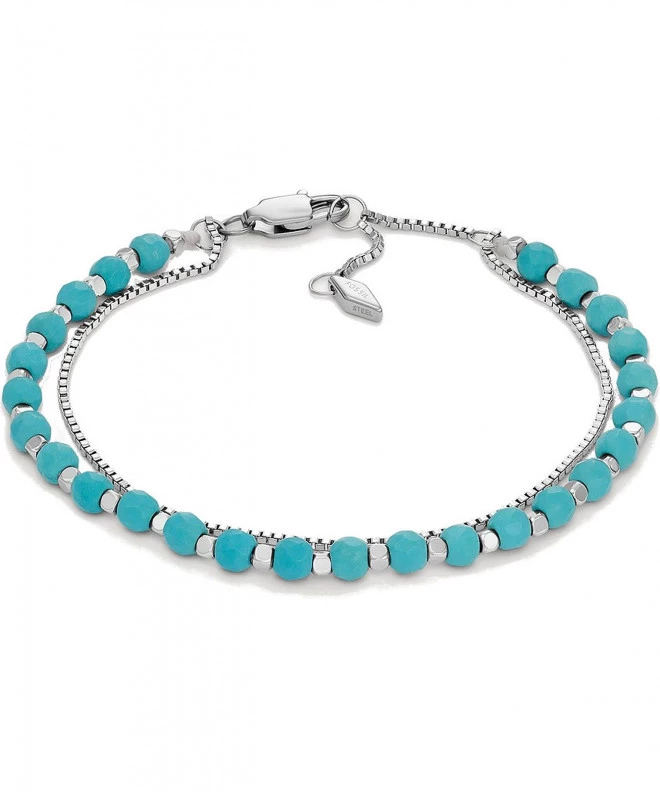Fossil All Stacked Up Turquoise Women's Bracelet JF04445040