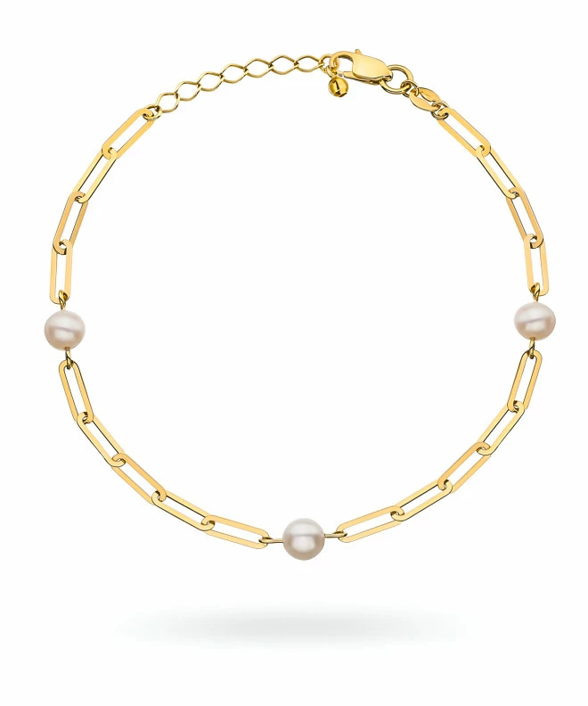 Bonore - Gold 585 - Nacre bracelet 141027