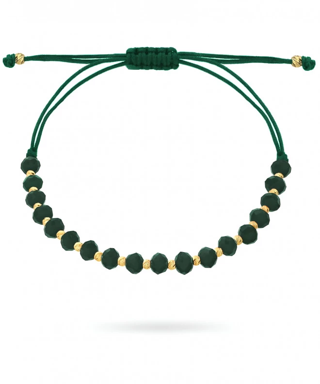 Bonore - Gold 585 - Emerald bracelet 143415