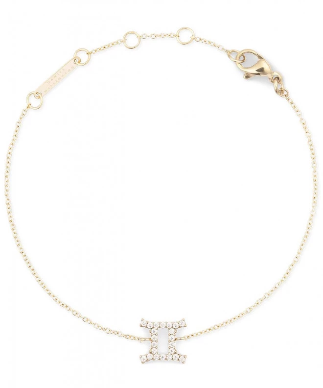 Daniel Wellington Crystal Zodiac Chain Gold Gemini bracelet DW00400909