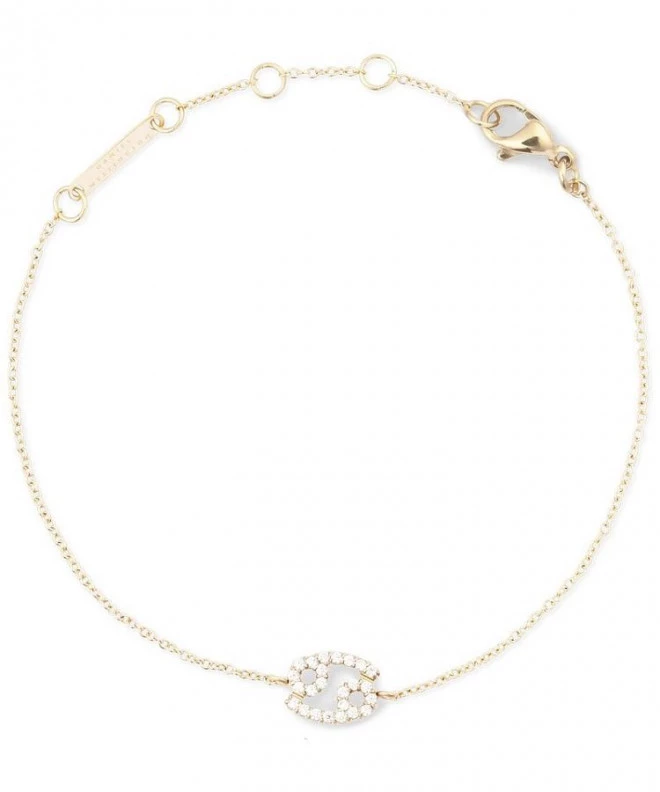 Daniel Wellington Crystal Zodiac Chain Gold Cancer bracelet DW00400910