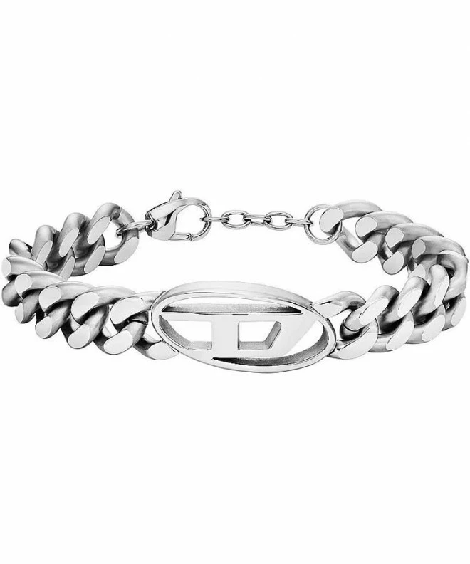 Diesel Steel D Logo bracelet DX1432040