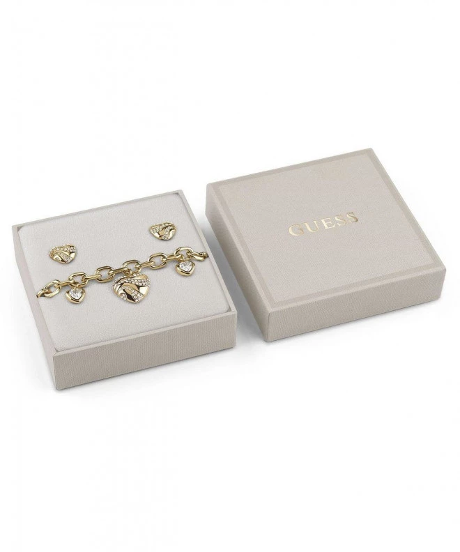 Guess Heart & Charm bracelet JUBS04691JWYGS