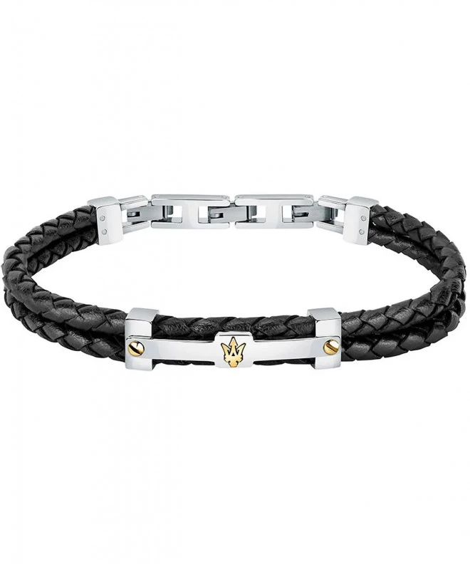 Maserati Recycled Leather bracelet JM422AVE11