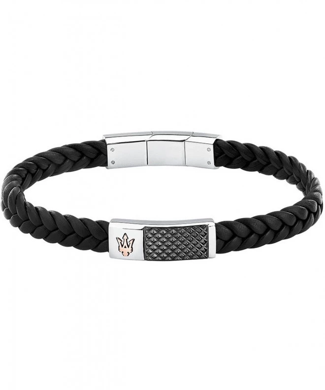 Maserati Leather bracelet JM424AVE26