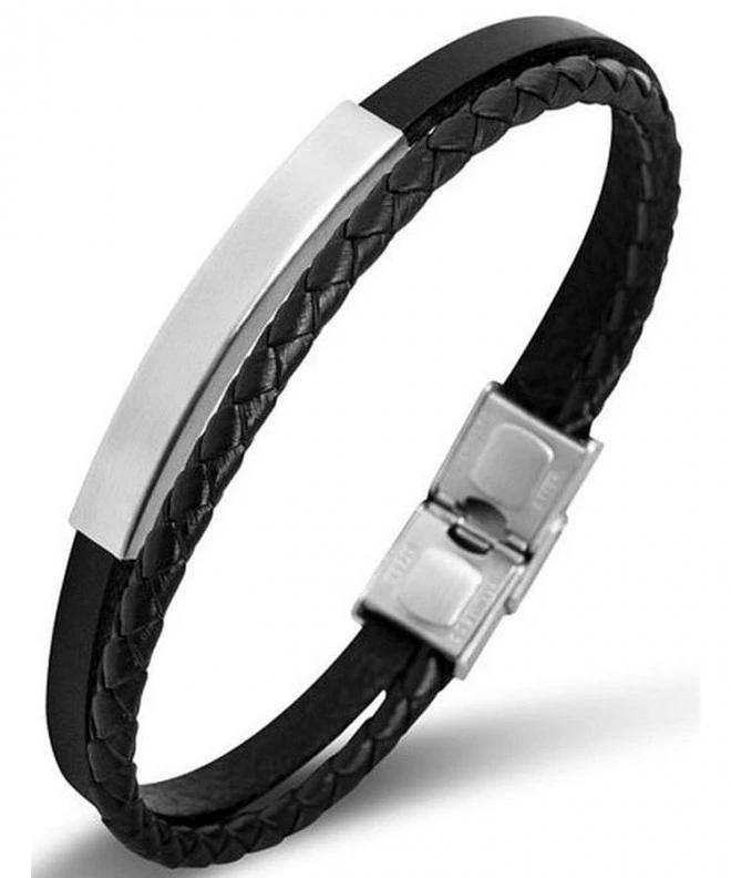 Men's bracelet Pierre Ricaud Black PR643.5BL