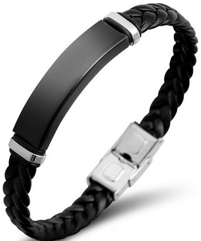 Men's bracelet Pierre Ricaud Black PR651.BBL