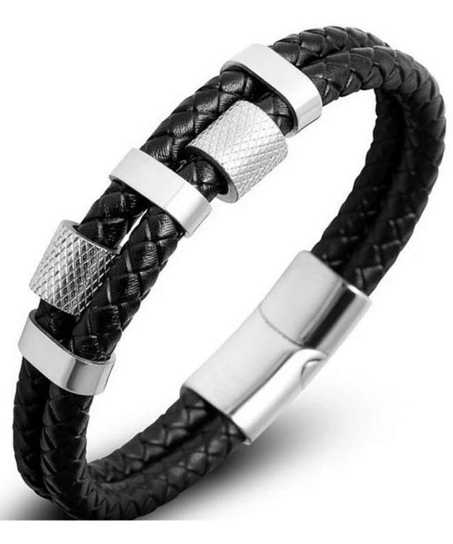 Men's bracelet Pierre Ricaud Black PR653.5BL