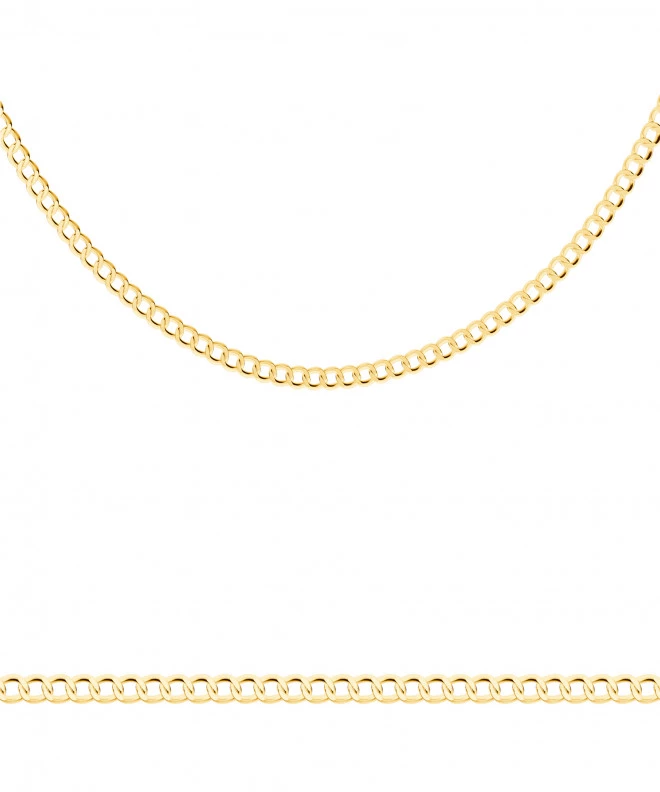 Bonore Length 45 cm, Width 1 mm - Gold 585, Type Curb chain 146912