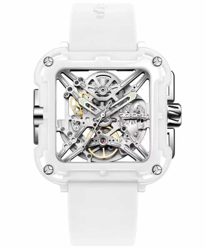 Ciga Design X Series Ceramic Skeleton watch X012-WS02-W5WH