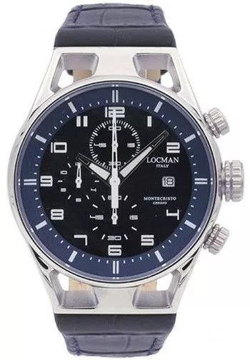 Locman Montecristo Chronograph Men's watch 0542A02S-00BLWHPB