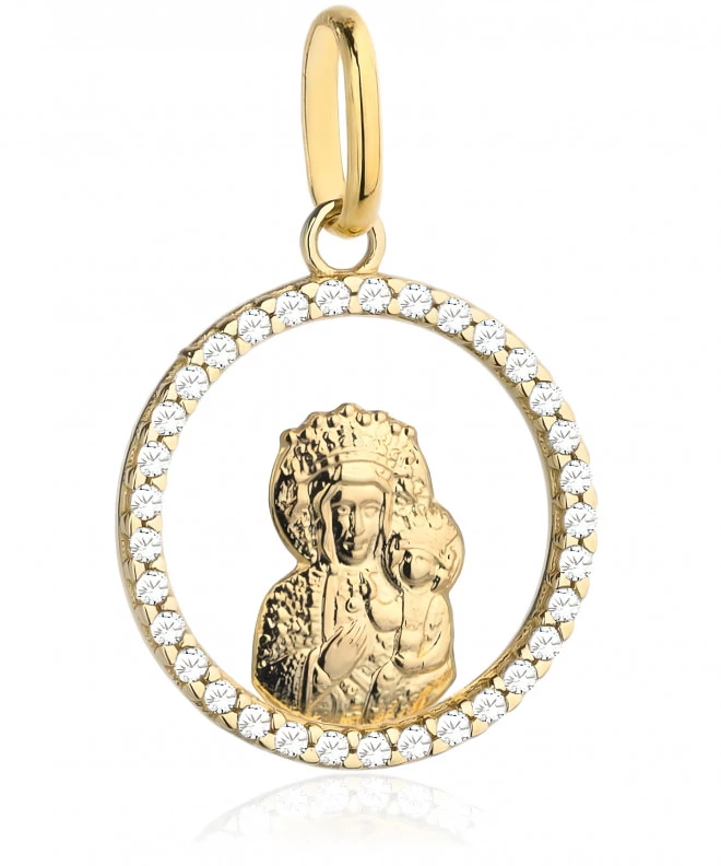Bonore Medallion - Gold 585 - Cubic Zirconia 147638