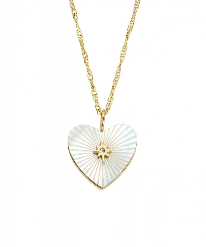 Fossil Radiant Love necklace JF04731710