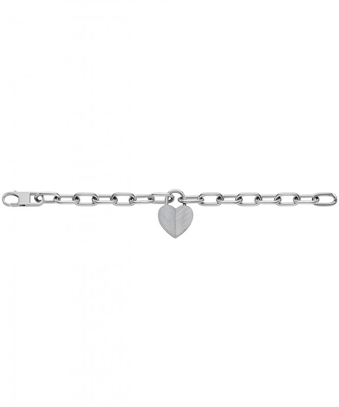 Fossil Harlow Linear Texture Heart bracelet JF04659040