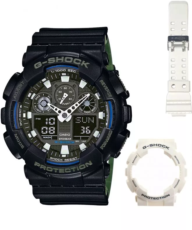 Casio G-Shock GA-100 Original Set gents watch GA-100B-Set076