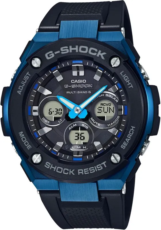 G-SHOCK Casio G-Steel Solar Waveceptor gents watch GST-W300G-1A2ER