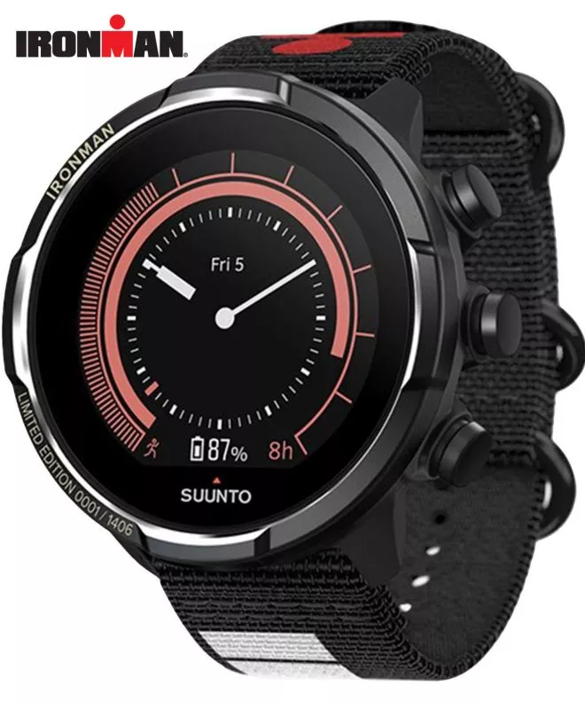 Suunto 9 IRONMAN BARO Titanium Limited Edition Watch (2 straps) SS050437000