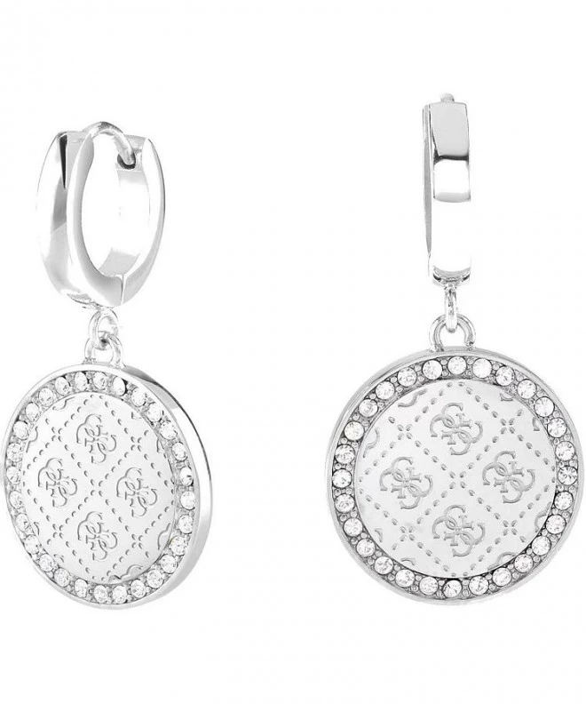 Guess Round Harmony Earrings JUBE01158JWRHT-U