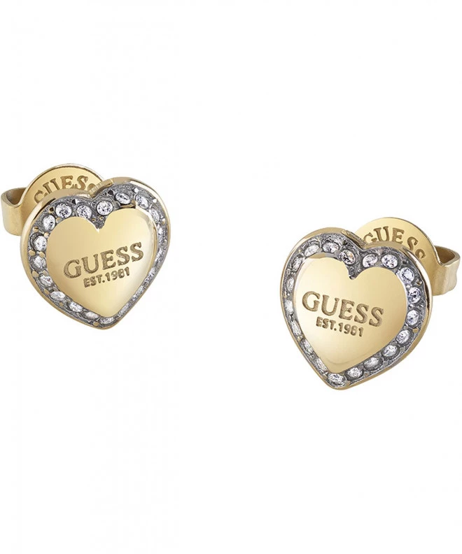 Guess Earrings Fine Heart JUBE01427JWYGT-U