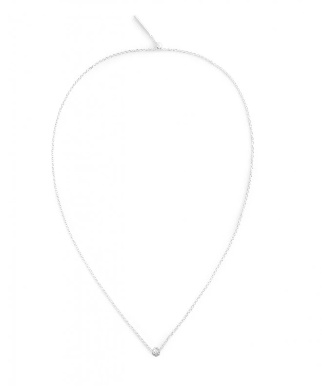 Daniel Wellington Pavé Orb White Crystal Charm Silver pendant DW00401050