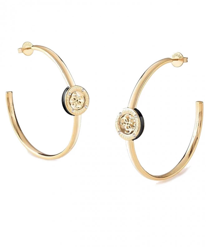 Guess 4G Loop Women's Earrings JUBE02284JWYGBKT-U